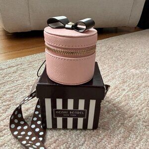 Henri Bendel Saffiano Leather Jewelry Case